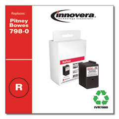 Compatible Red Postage Meter Ink, Replacement for 798-0 (SL-798-0), 1,500 Page-Yield